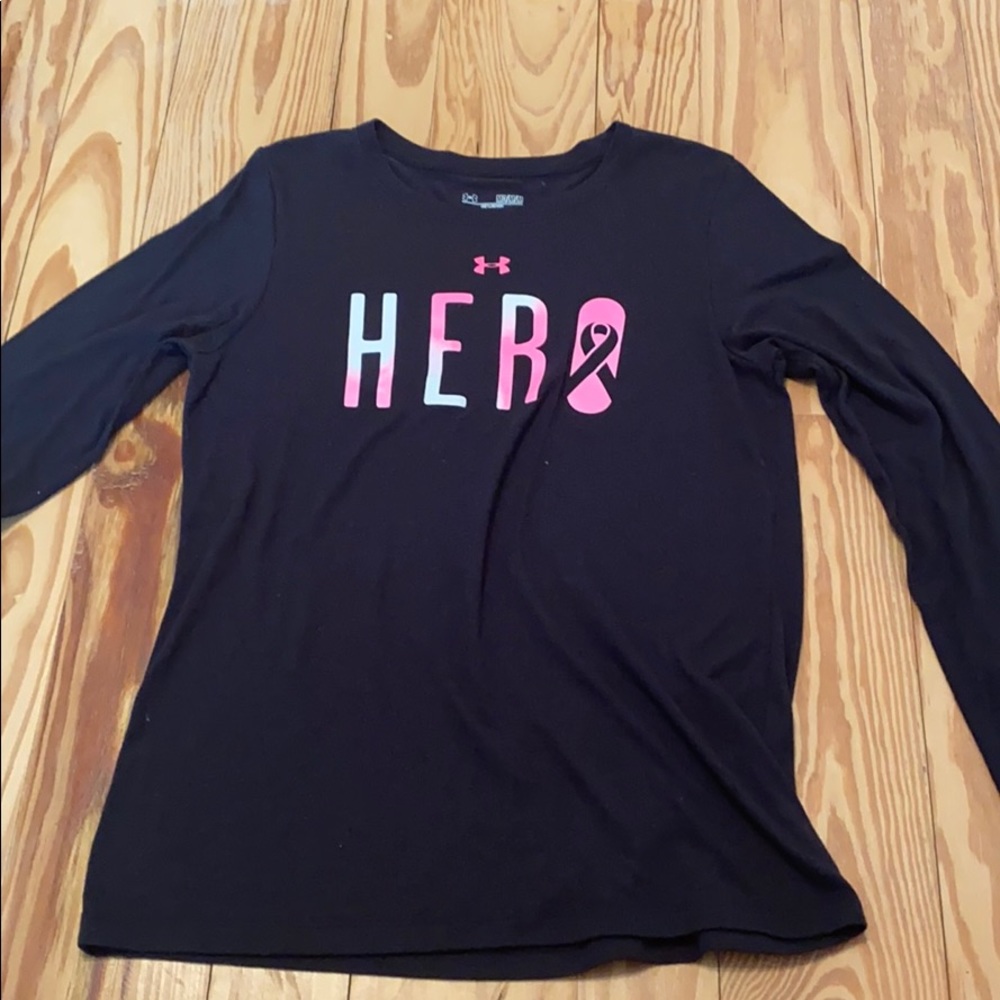 long sleeve “hero” under armour shirt